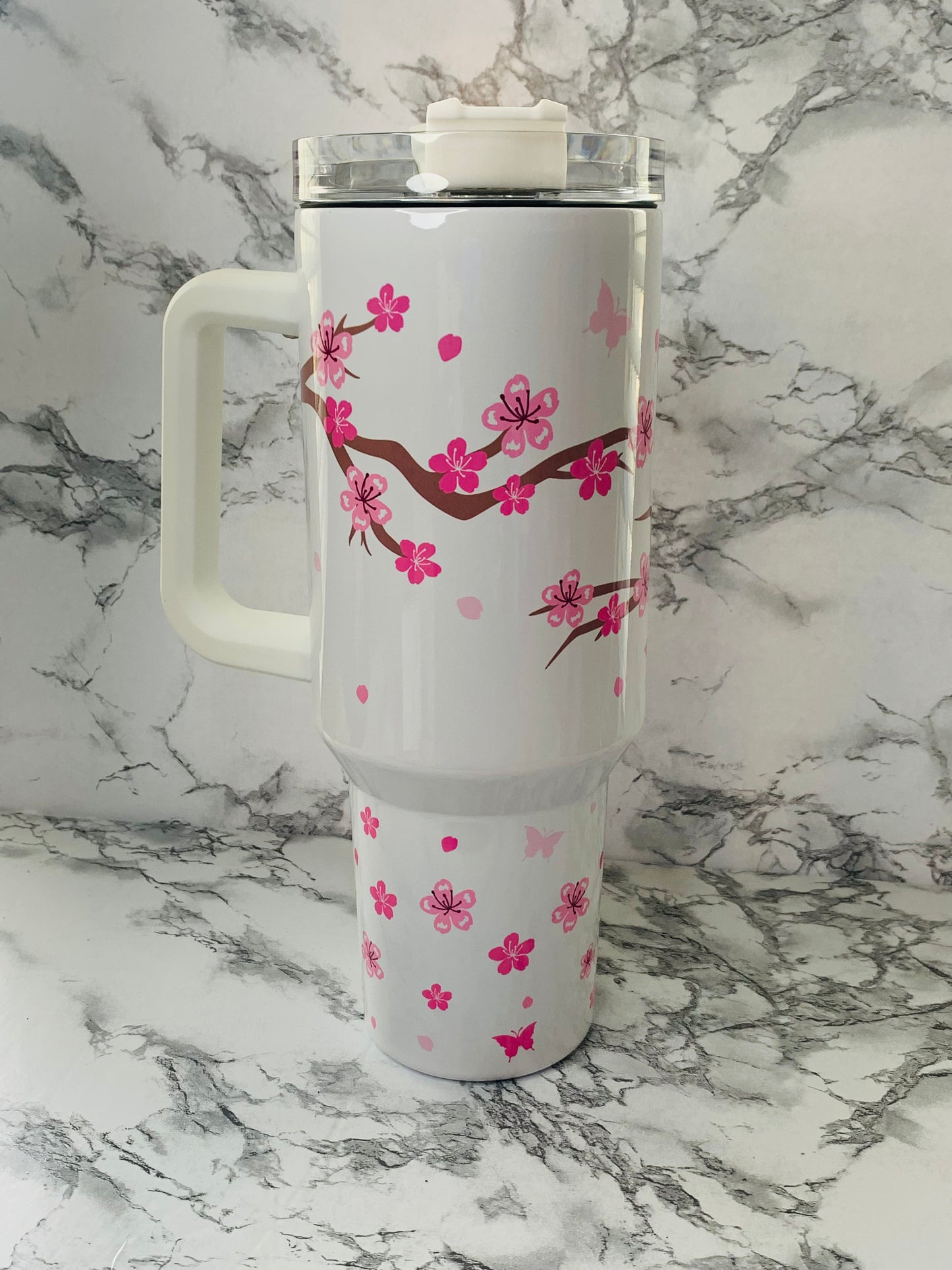 Cherry Blossom 40 oz Tumbler