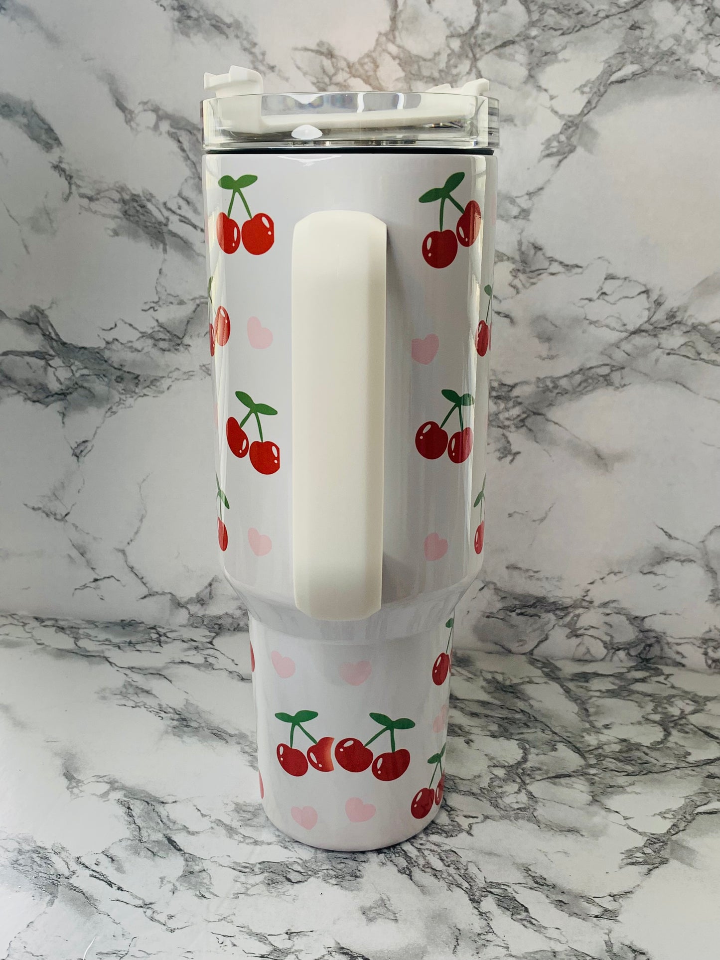 Cherries and Heart 40 oz Tumbler