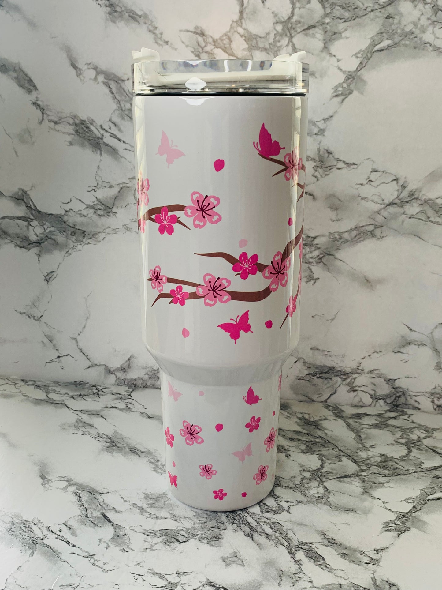 Cherry Blossom 40 oz Tumbler