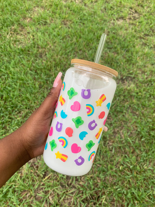 Lucky Charms Snowglobe Glass Cup