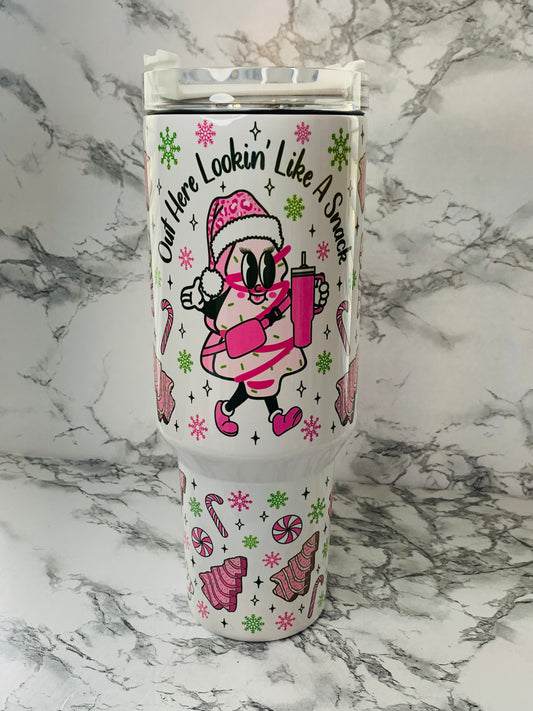 Christmas Cake 40 oz  Tumbler