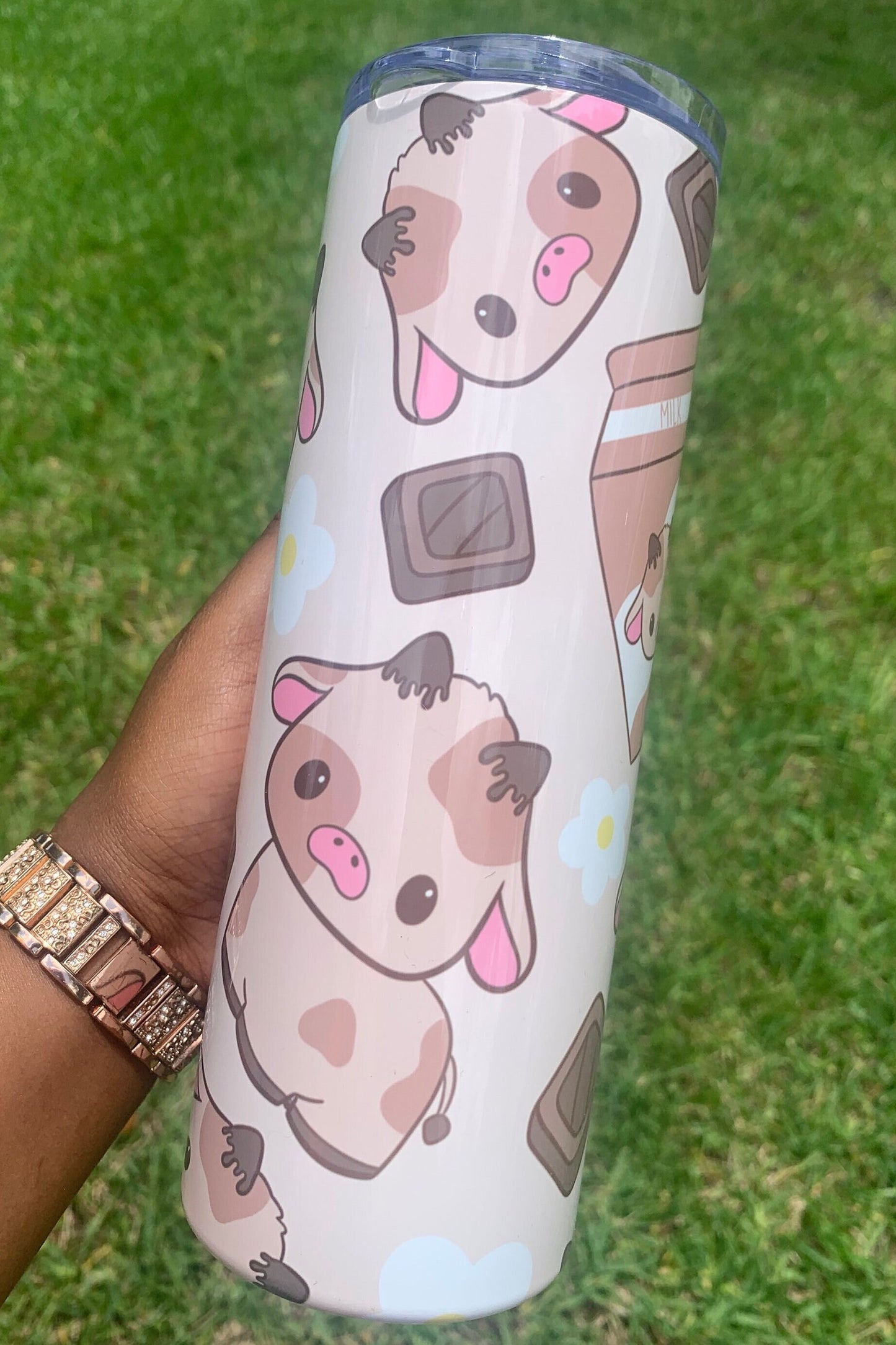 Kawaii chocolate milk 20 oz stainless steel tumbler