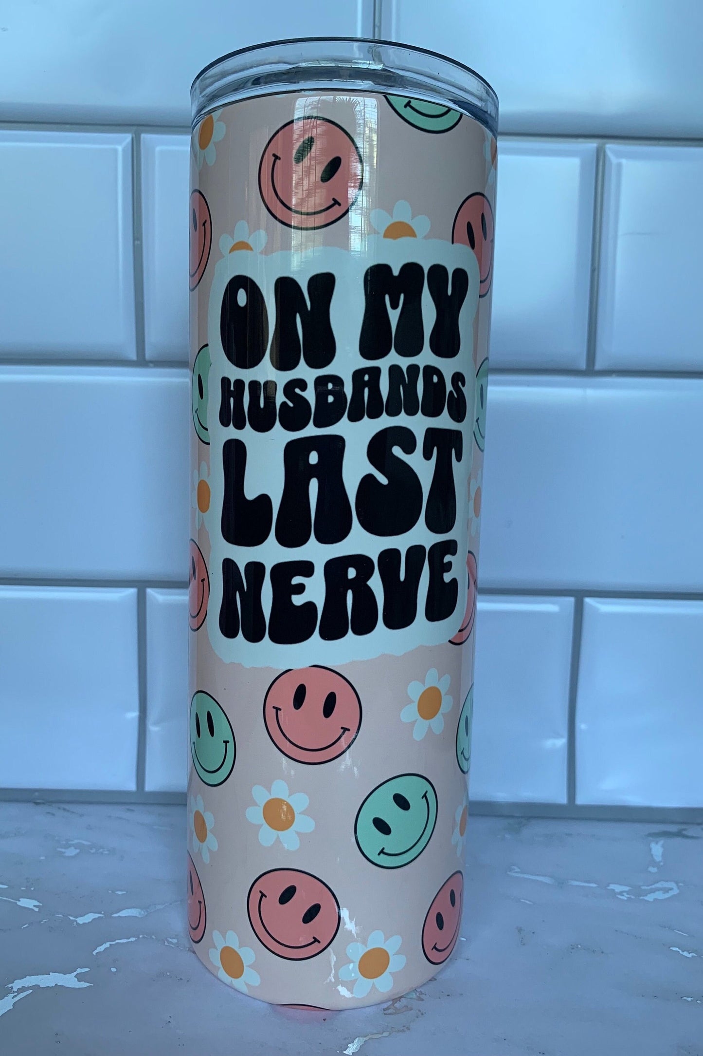 My Husband's Last Nerve 20 oz Stainless Steel Tumbler