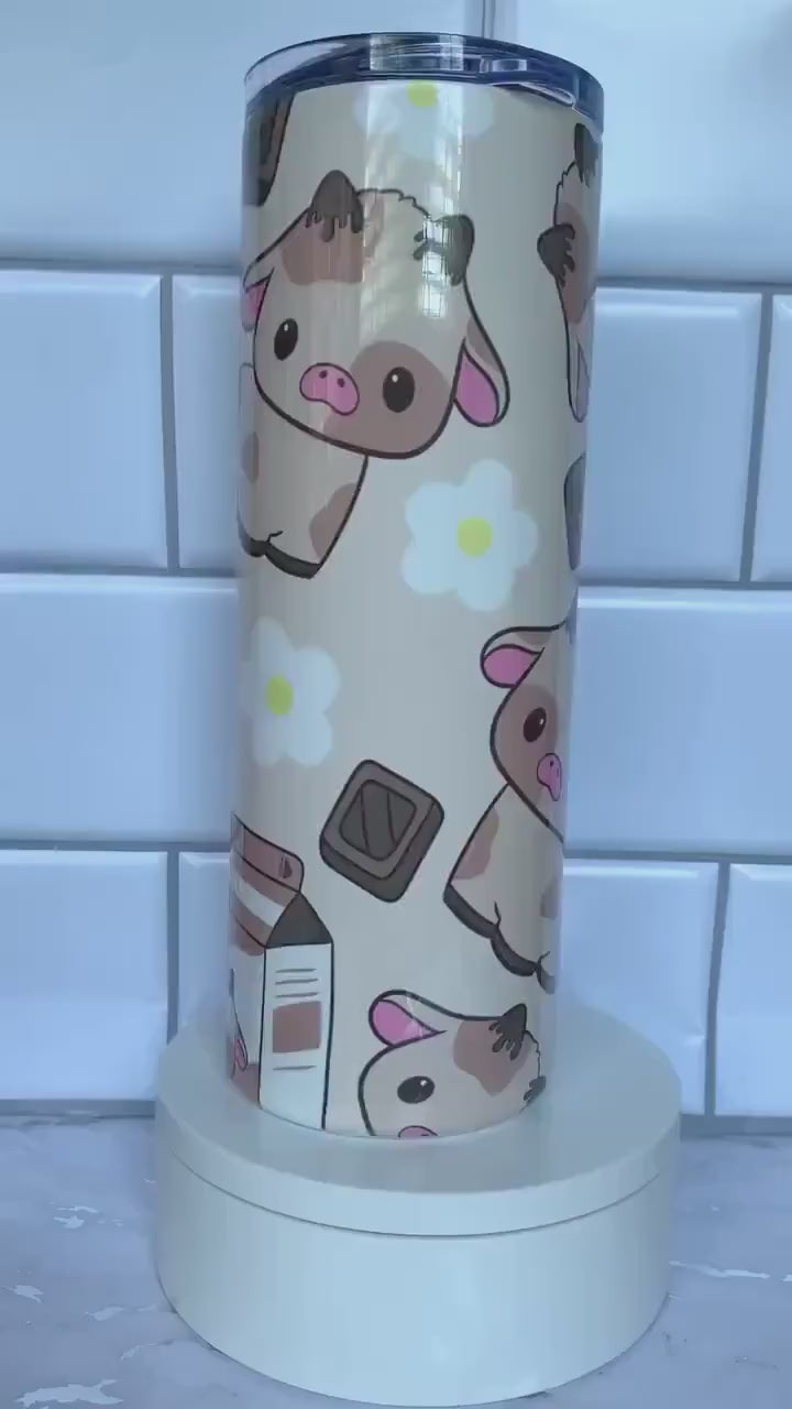 Kawaii chocolate milk 20 oz stainless steel tumbler