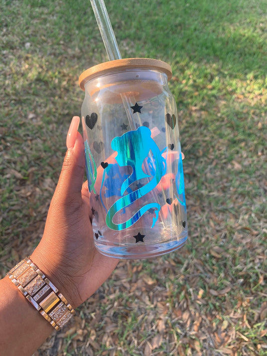 Personalized Anime Sailor 16 oz Libbey Glass Cup