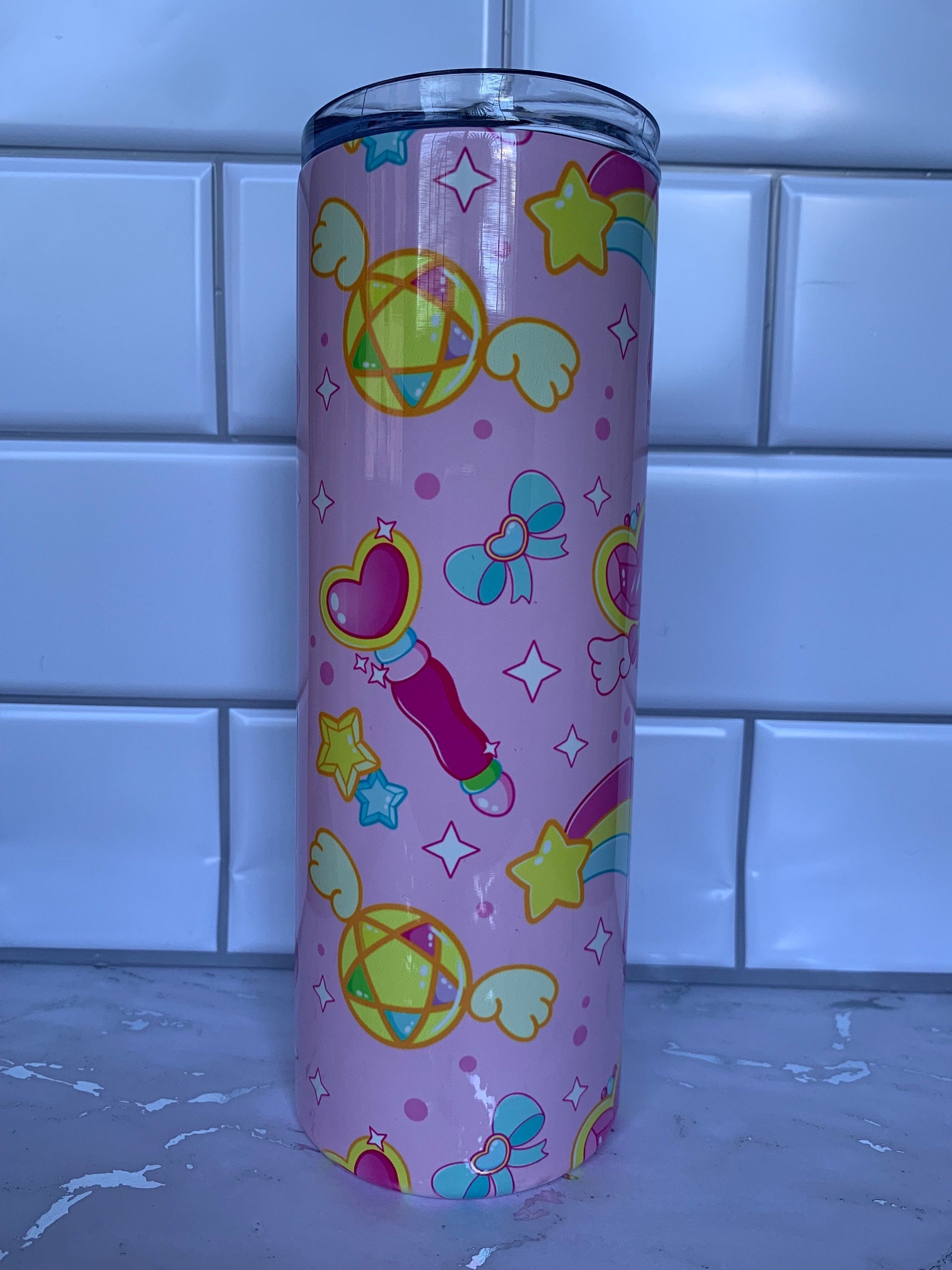 Kawaii Magical Girl 20 oz stainless steel tumbler