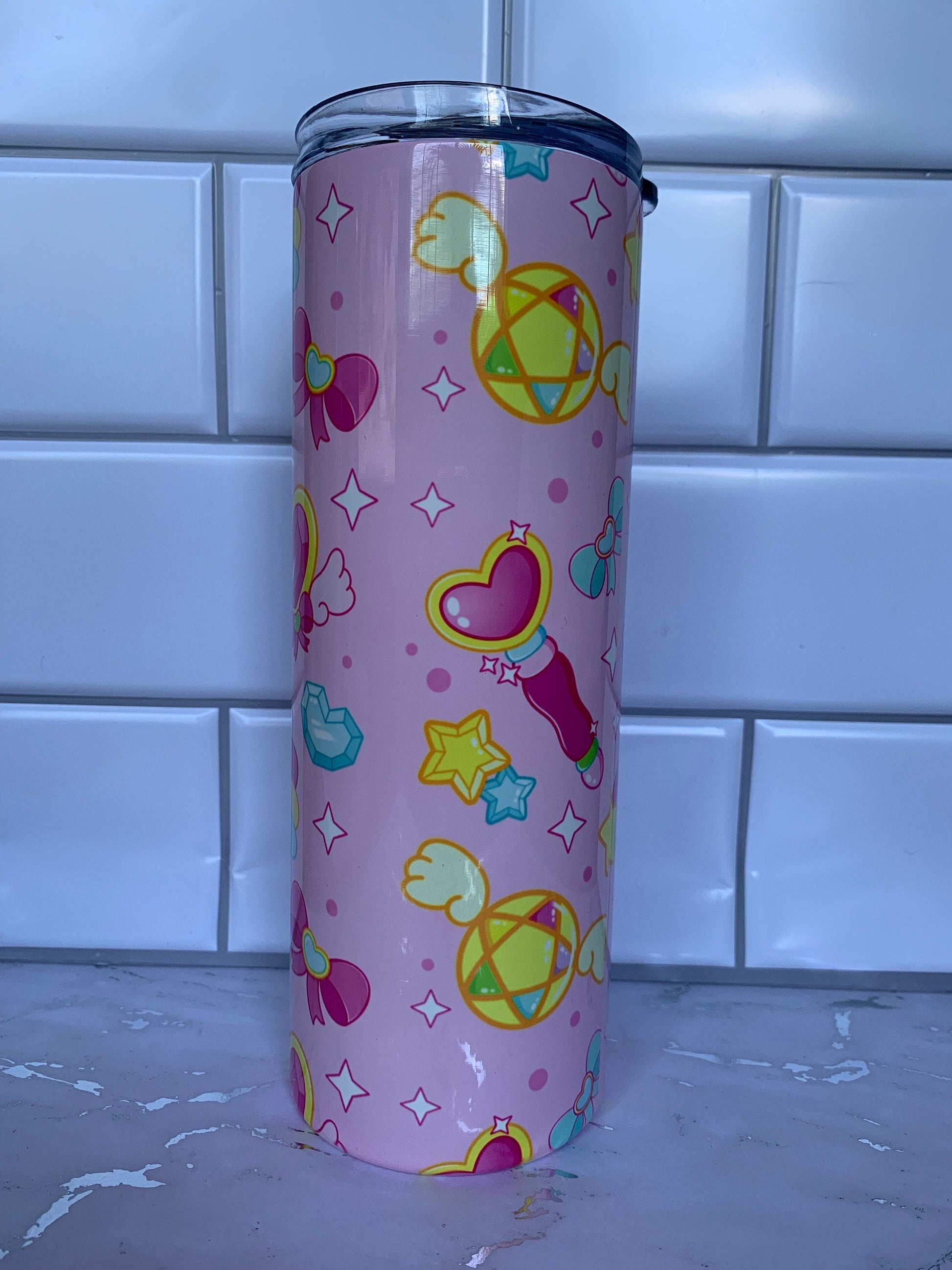 Kawaii Magical Girl 20 oz stainless steel tumbler